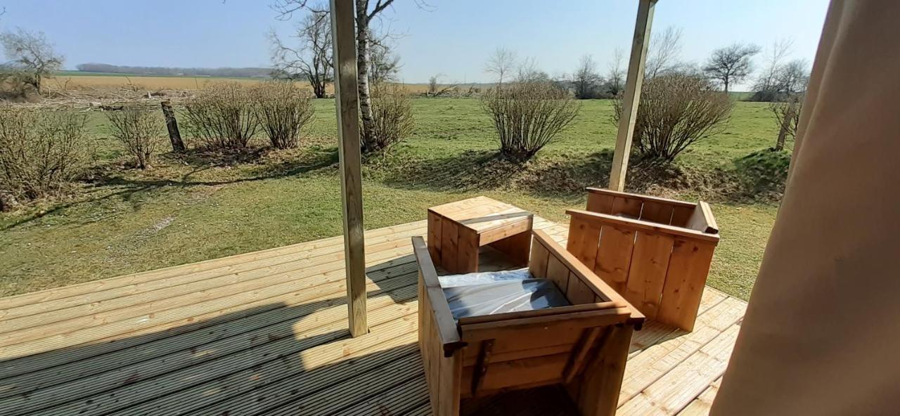 Tente Cabane Du Camping Hautoreille Bannes  Exterior photo